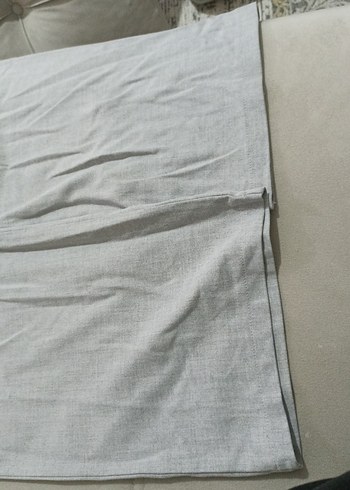 Gri Regular Fit Keten Kadın Pantolon - Görsel 6