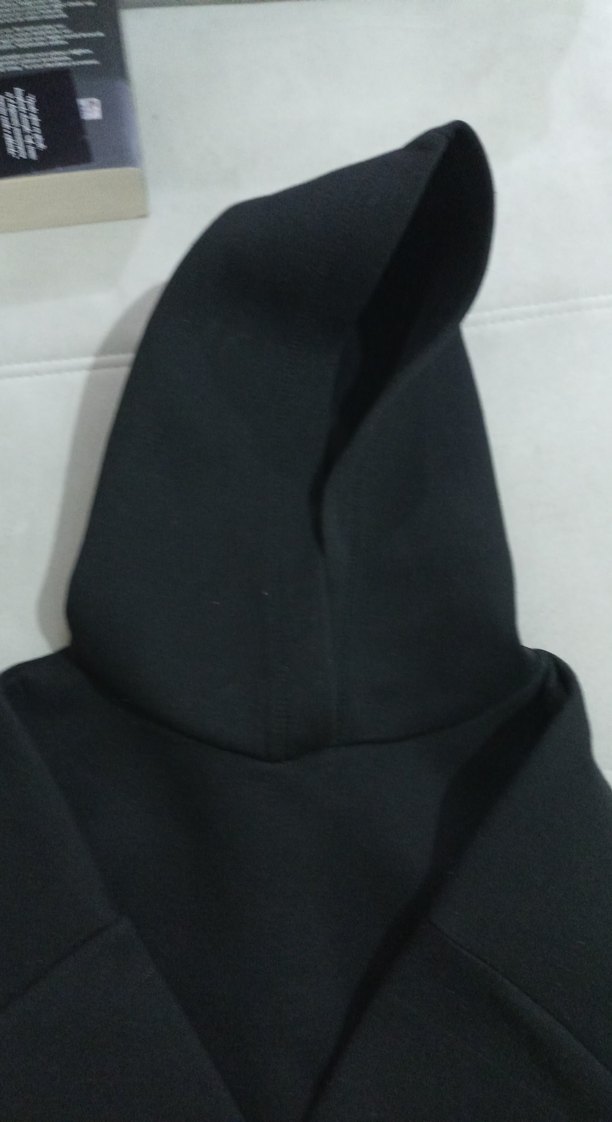 Kadın Siyah Kapüşonlu Sweatshirt - Görsel 4