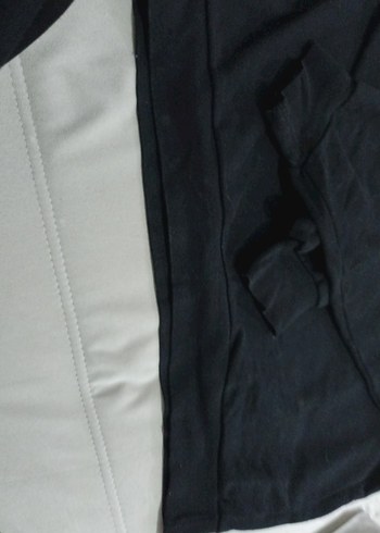 Siyah Baskılı Pamuklu Kadın Sweatshirt - Görsel 4