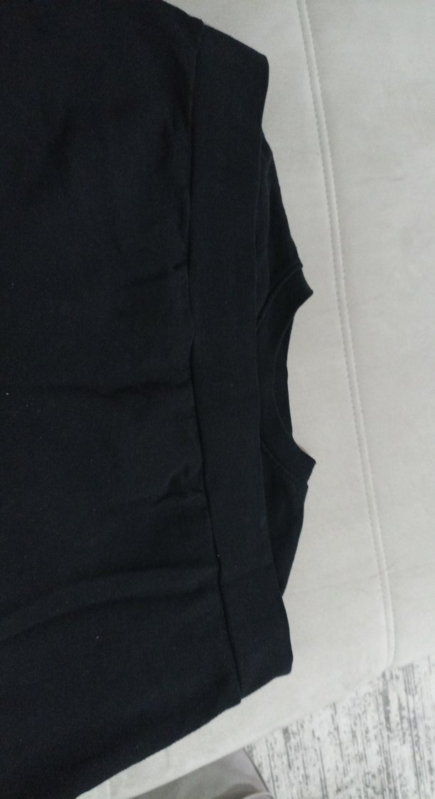 Siyah Baskılı Pamuklu Kadın Sweatshirt - Görsel 5