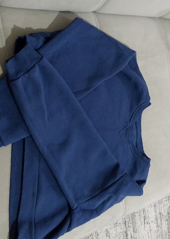 Mavi Kadın Oversize Sweatshirt - Görsel 5