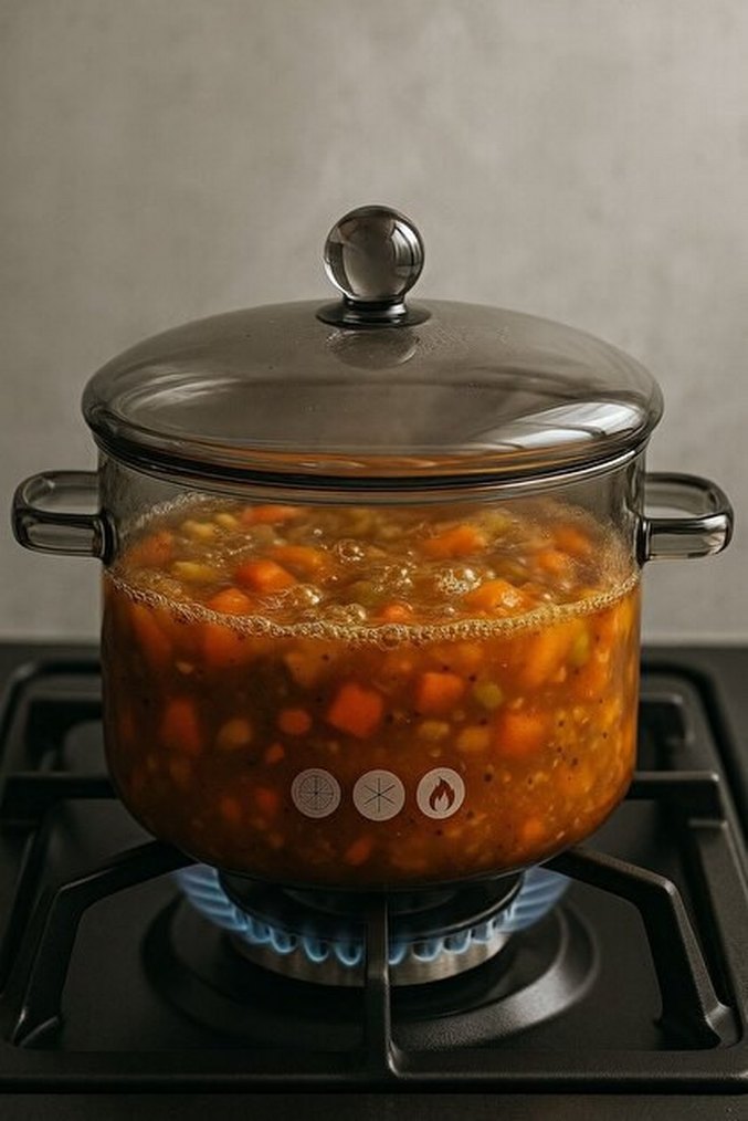 Pastel Renkli Cam Yemek Isıtıcı - Görsel 2