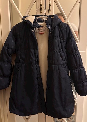 Kız Çocuk lacivert Mont - Görsel 3