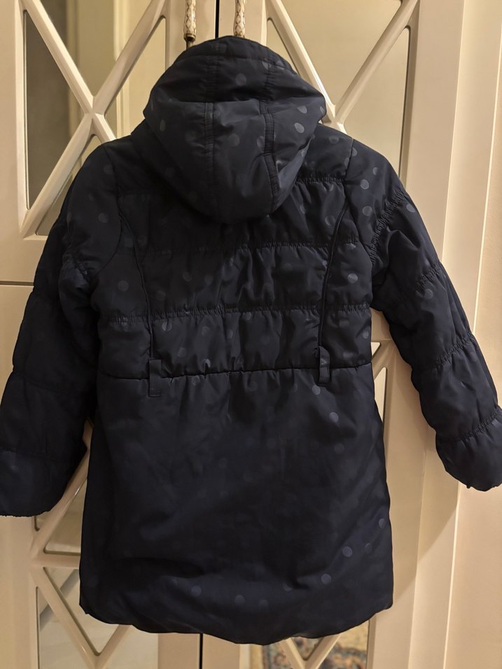 Kız Çocuk lacivert Mont - Görsel 2