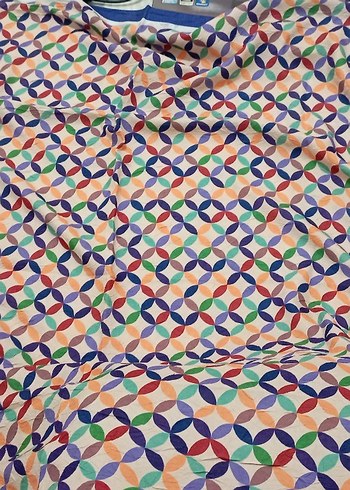 Renkli Desenli başörtüsü - Görsel 3