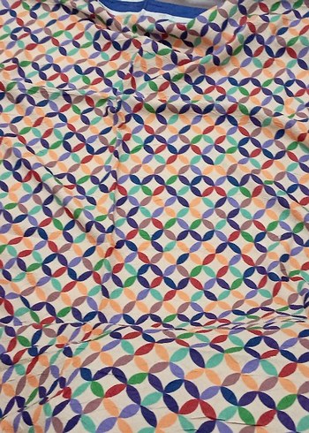 Renkli Desenli başörtüsü - Görsel 4