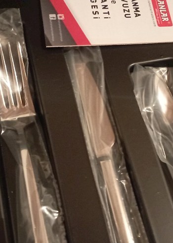 Kahramanlar Beyaz Çatal Kaşık Bıçak Seti 12 kişilik 84 parca - Görsel 4