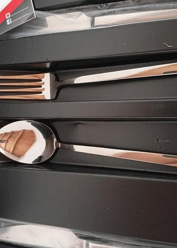 Kahramanlar Beyaz Çatal Kaşık Bıçak Seti 12 kişilik 84 parca - Görsel 15