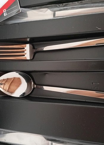 Kahramanlar Beyaz Çatal Kaşık Bıçak Seti 12 kişilik 84 parca - Görsel 16