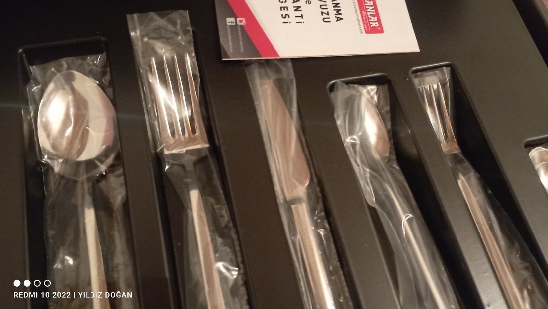 Kahramanlar Beyaz Çatal Kaşık Bıçak Seti 12 kişilik 84 parca - Görsel 4