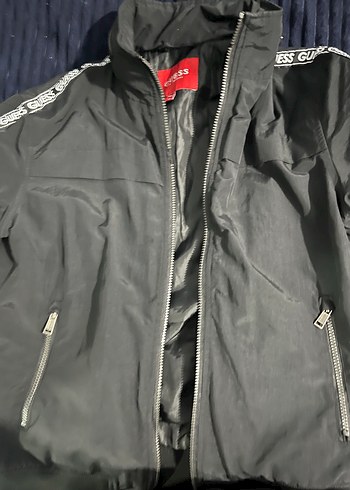 Siyah Fermuarlı Street Style Erkek Mont - Görsel 2