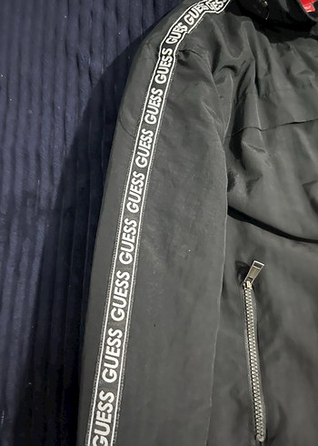 Siyah Fermuarlı Street Style Erkek Mont - Görsel 3