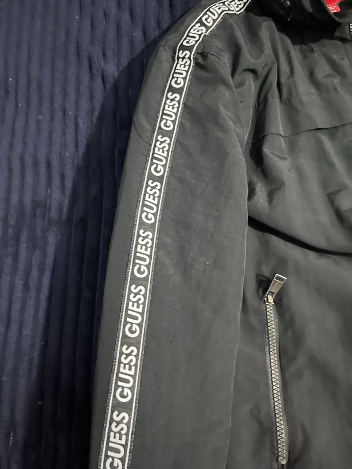 Siyah Fermuarlı Street Style Erkek Mont - Görsel 3