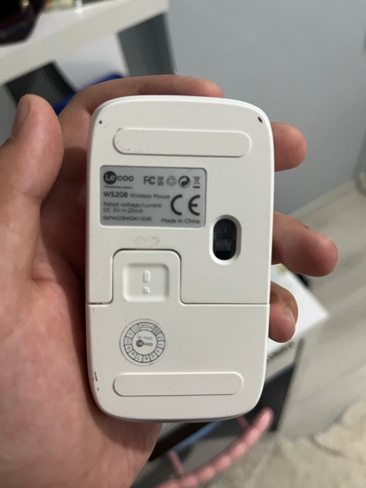 Beyaz LeCoo Kablosuz Mouse - Görsel 2