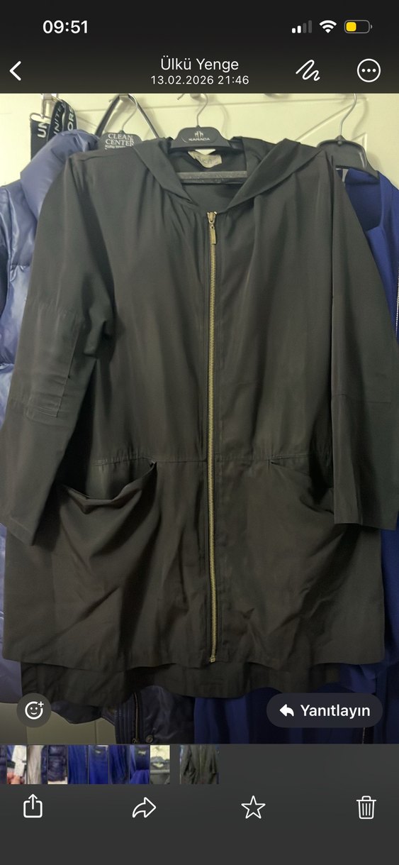 Kadın Siyah  Street Wear Ceket - Görsel 2