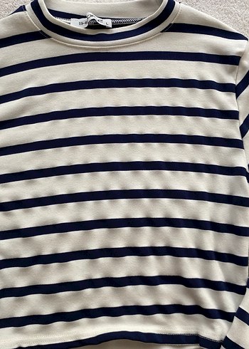 Çizgili  Uzun Kollu Tişört
Hiç kullanılmadı. - Görsel 2