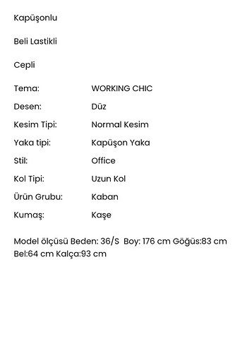 adil ışık Beli Lastikli Midi Kaban - Görsel 7