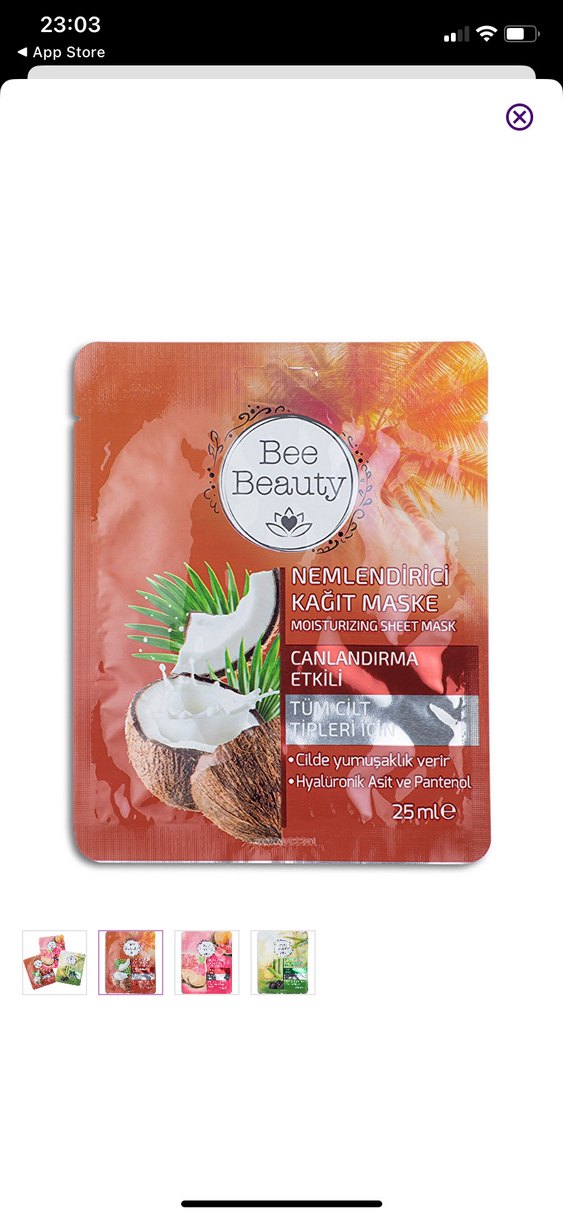Bee Beauty Kadınlar için Yüz Maskeleri Seti - Görsel 4