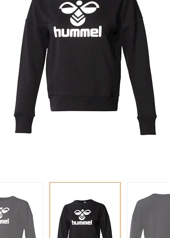Kadın Siyah Hummel Sweatshirt - Ana görsel
