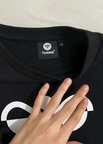 Kadın Siyah Hummel Sweatshirt - Görsel 3