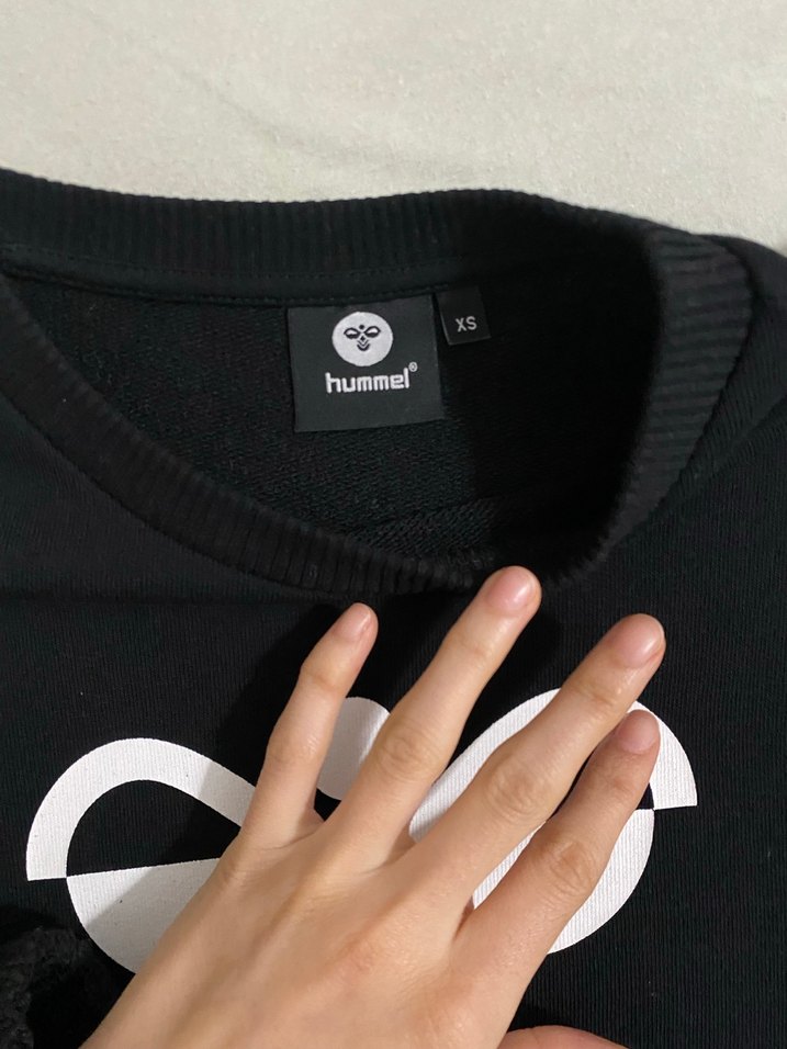 Kadın Siyah Hummel Sweatshirt - Görsel 3