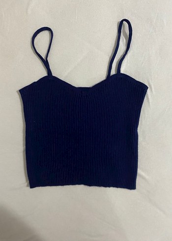 Lacivert bluz-hırka triko takım - Görsel 7