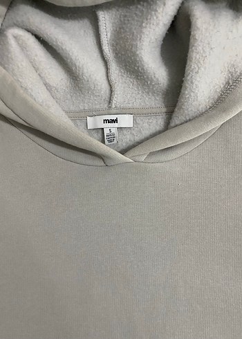 Gri Kapüşonlu Rahat Kesim Sweatshirt - Görsel 4