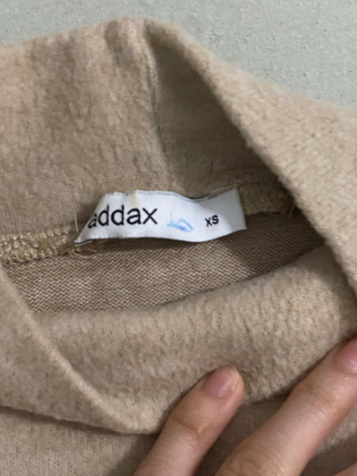 Bej Kadın Triko Boğazlı Kazak - Görsel 2