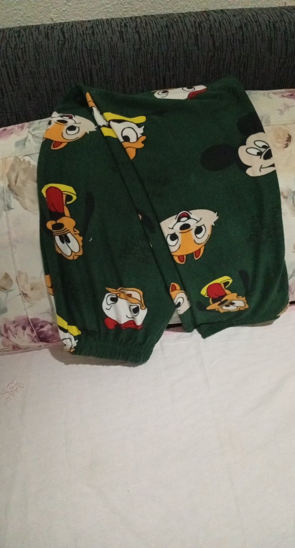 Renkli Baskılı Yeşil Erkek Pijama Altı - Görsel 2