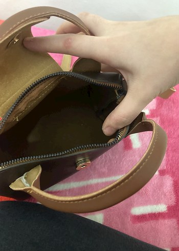 Kahverengi Deri Kadın Çanta - Görsel 5