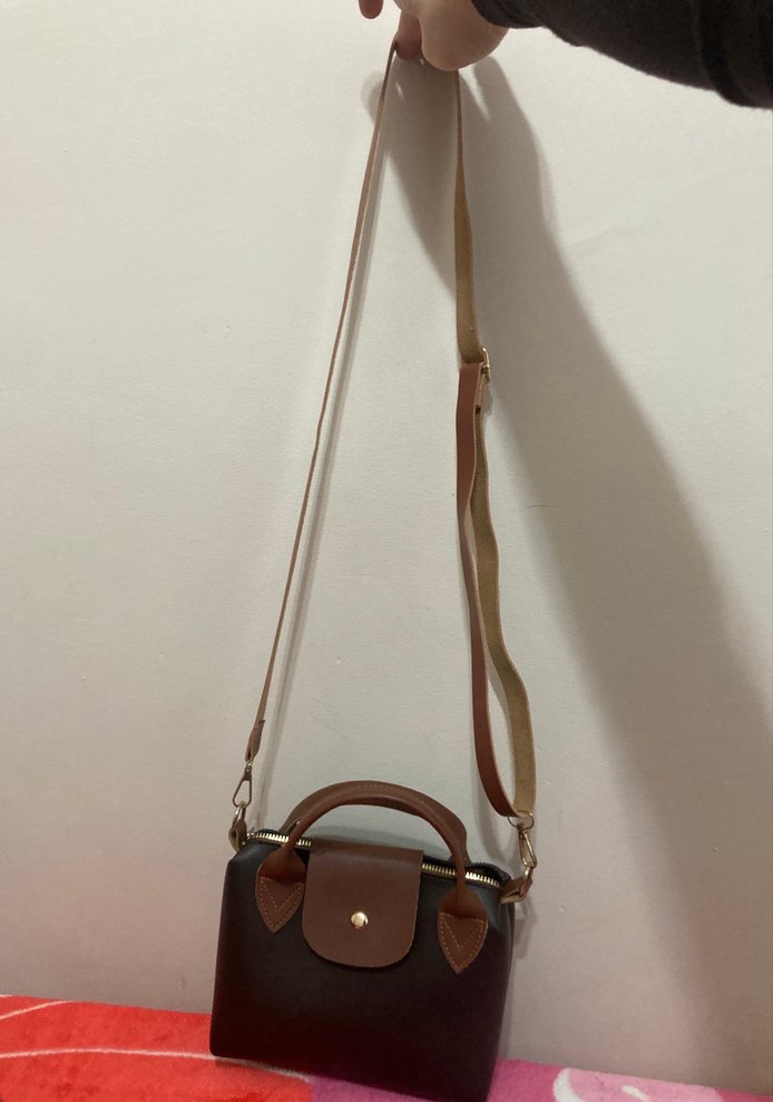 Kahverengi Deri Kadın Çanta - Görsel 3