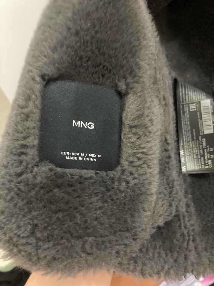 Gri Kürklü Deri Biker Ceket - Görsel 4