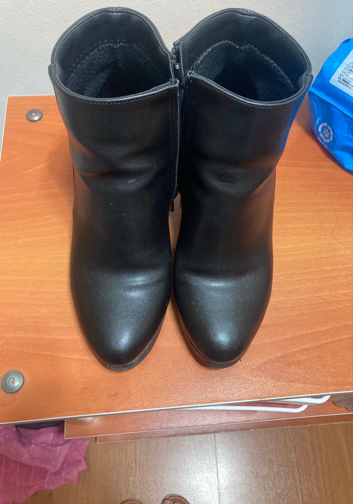 Siyah  Kadın Topuklu Bot - Görsel 2