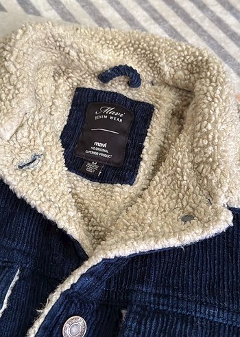 Kadın kadife mont - Görsel 2