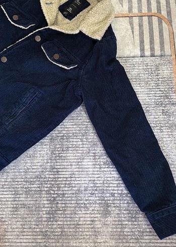 Kadın kadife mont - Görsel 4