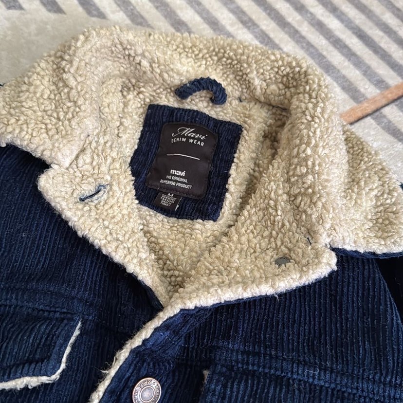 Kadın kadife mont - Görsel 2