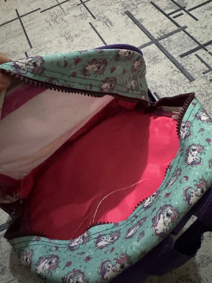 Çocuklar için Unicorn Desenli Okul Çantası - Görsel 4