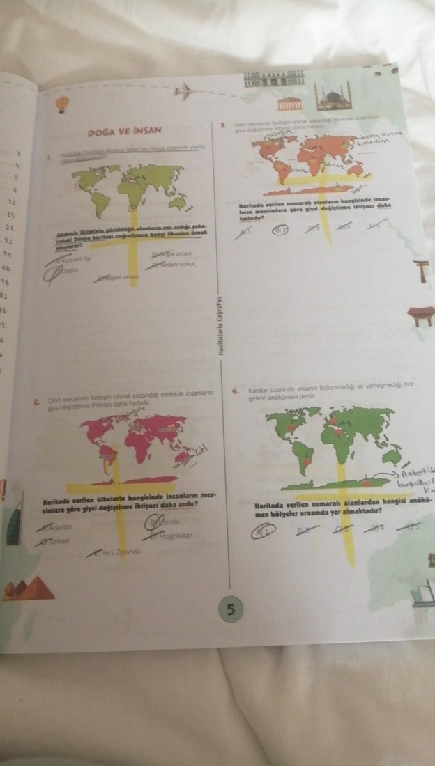 Haritalarla Coğrafya Soru Bankası 9-10. Sınıflar - Görsel 3