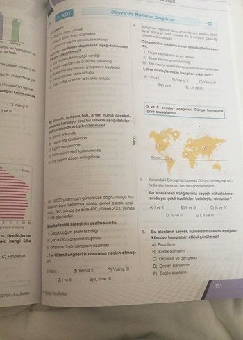 TYT Coğrafya Soru Bankası - Gülhan Kitabevi - Görsel 6