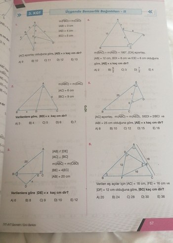 TYT-AYT Geometri Soru Bankası - Görsel 6