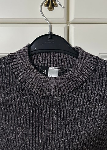 Gri Kadın Balıkçı Yaka Örgü Kazak - Görsel 5