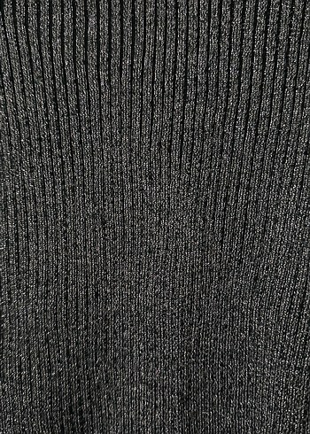 Gri Kadın Balıkçı Yaka Örgü Kazak - Görsel 2