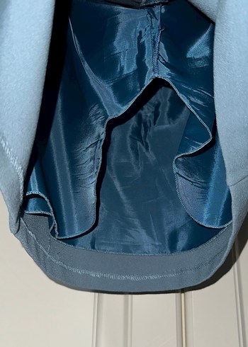 Kadın Mavi Midi Kalem Etek - Görsel 4