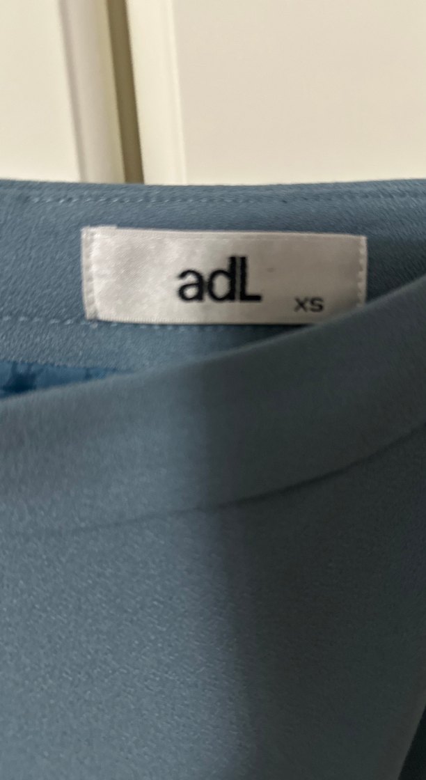 Kadın Mavi Midi Kalem Etek - Görsel 2