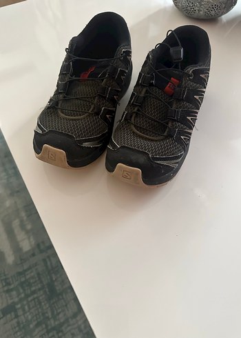 Salomon Gri Erkek Spor Ayakkabı Bağcığı - Görsel 2