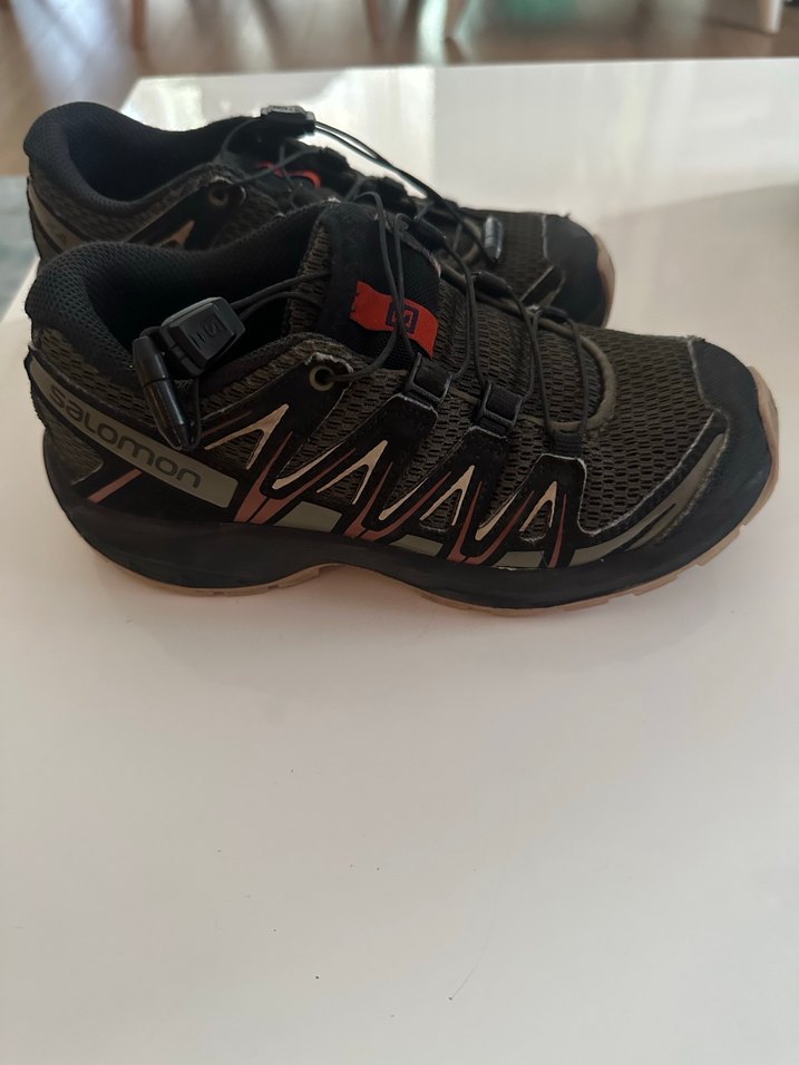 Salomon Gri Erkek Spor Ayakkabı Bağcığı - Görsel 5