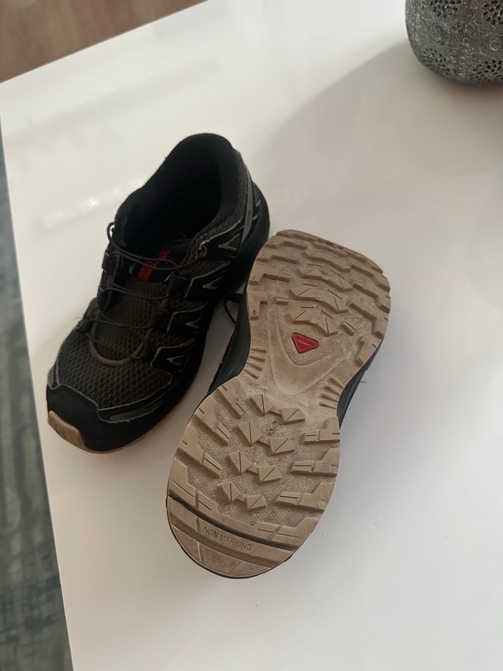 Salomon Gri Erkek Spor Ayakkabı Bağcığı - Görsel 3