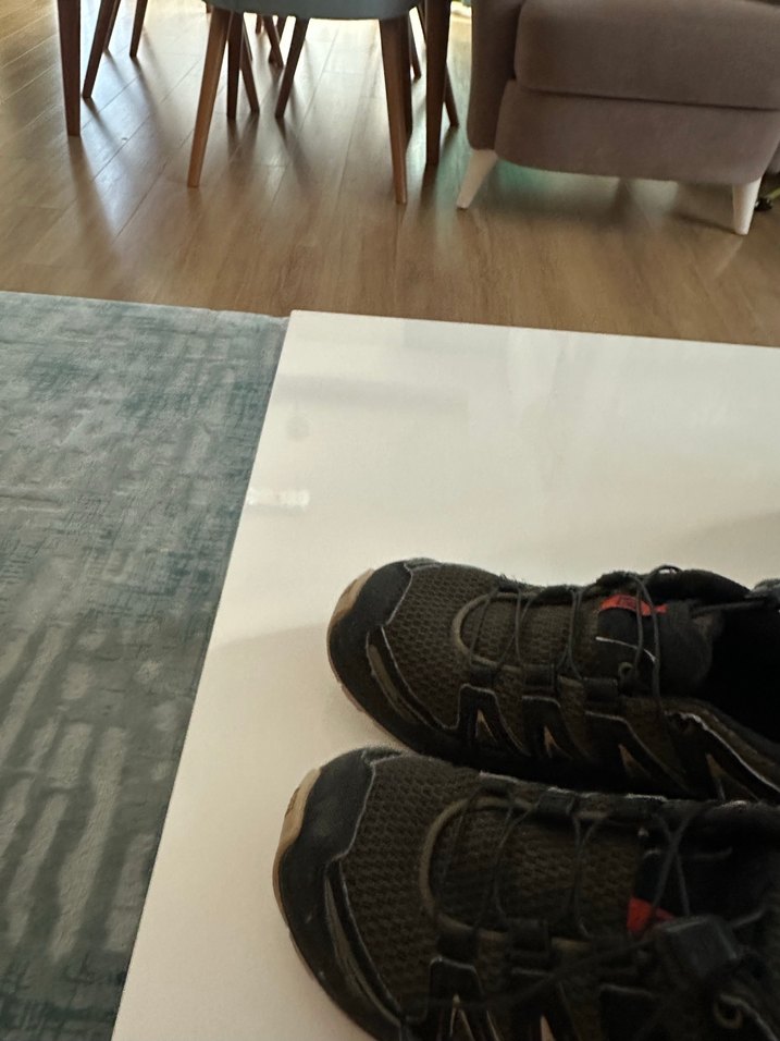 Salomon Gri Erkek Spor Ayakkabı Bağcığı - Görsel 4