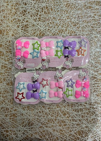 Hello Kitty & Kuromi Figürlü Pens Toka Seti - Görsel 5