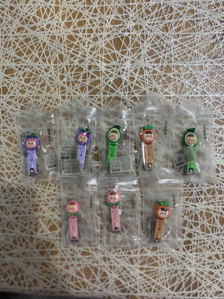 Kilitli Şeffaf Cüzdan Meyve Figürlü Çocuk Tırnak Makası - Görsel 3